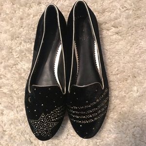 C wonder shooting star velvet flats
